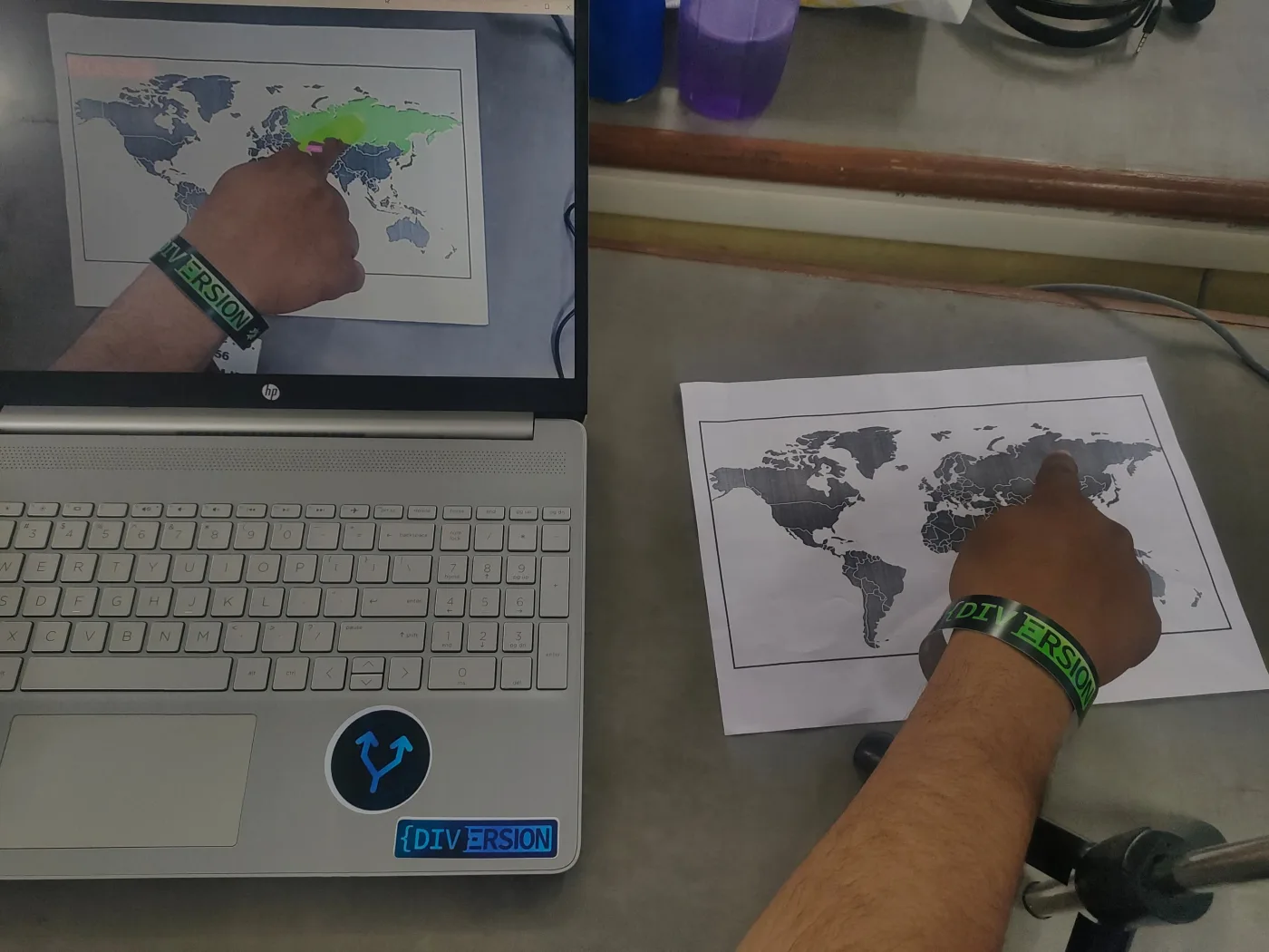 TouchMap — Computer-Vision Geography Tool — 1